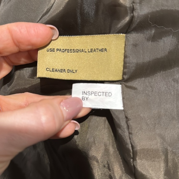 Boston Harbour Outdoor Suede Leather Jacket L Coat Mens Dark Brown - Picture 4 of 5